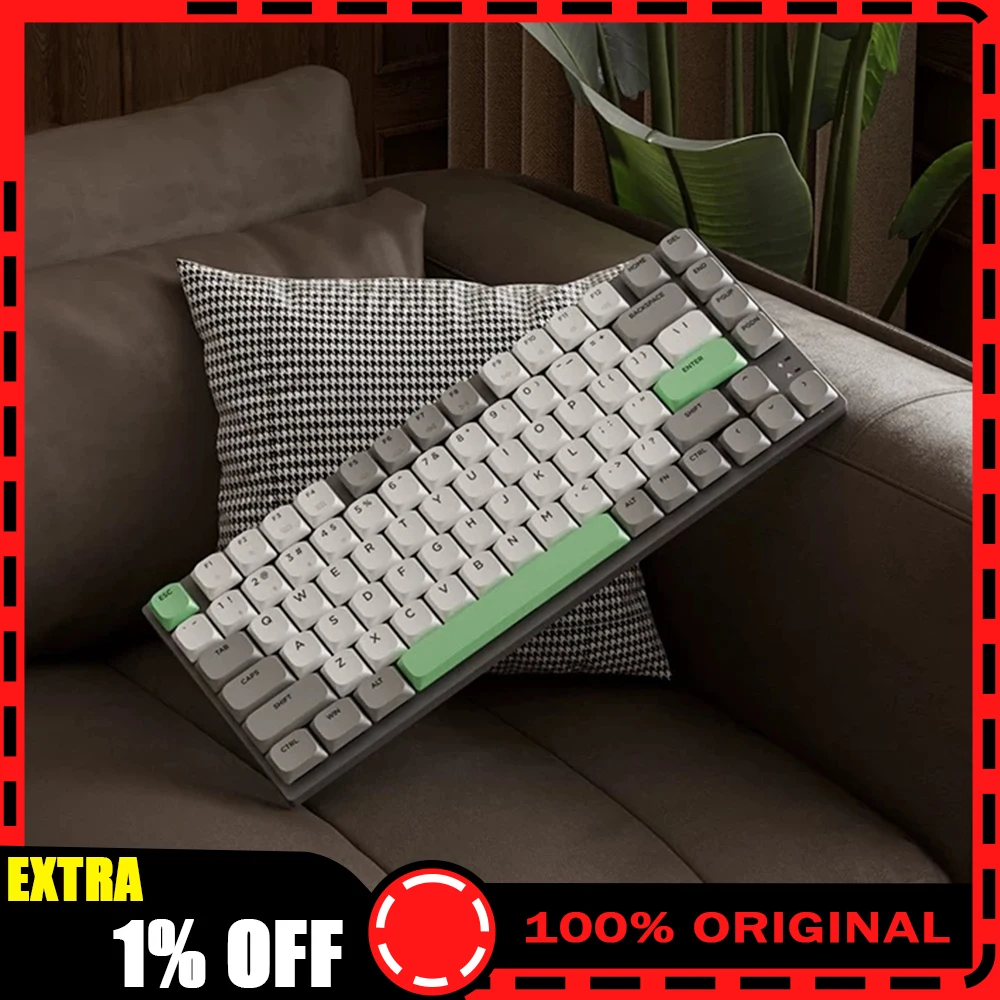 James Donkey S1 2.0 Wireless Keyboard Non Inductive Delay E-sports Keyboard Self Developed Web Page Driver PC Accessories Gifts