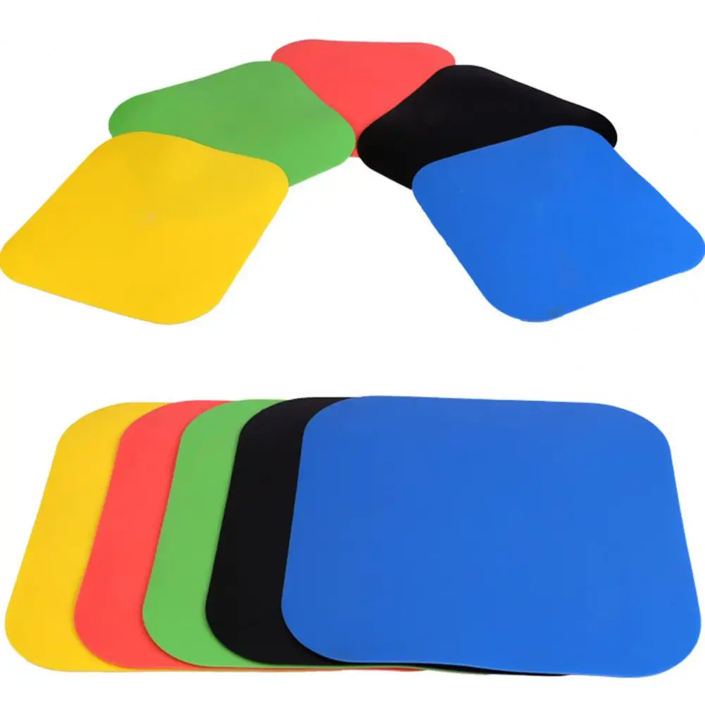 Flat Disc Marker Non Slip Agility Marker Flat Field Cone Flexible Reusable Flat Cone Flats Soccer Basketball Cone Spot Marker