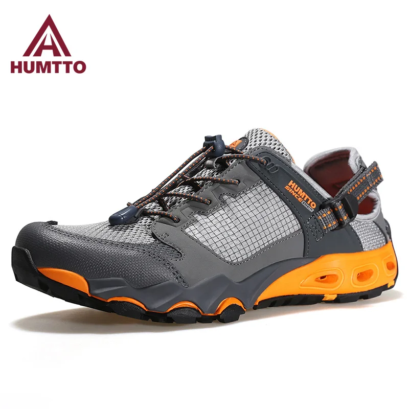 HUMTTO Hiking Shoes Breathable Summer Beach Water Sneakers for Men 2022 Sports Mens Trekking Outdoor Casual Sandals Man Shoes