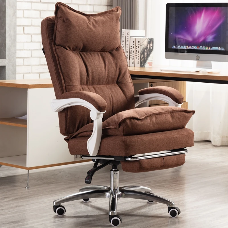 Kailian study computer chair fabric boss chair reclining office  swivel  comfortable home e-sports lunch break seat