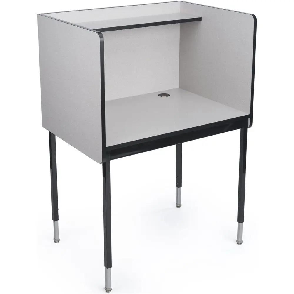 

Student Workstation Privacy Screen - Gray Steel Legs
