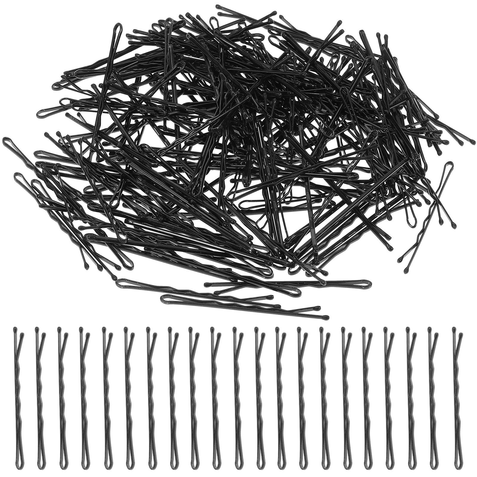 

500pcs Metal Hair Pins for Women Girls Styling Tools Claw Clips Disk Card Accessories Bobby Pins Black Hairpins Leaf