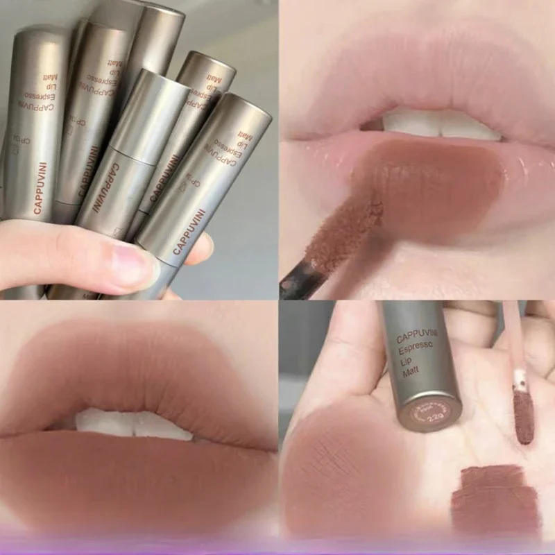 ملمع شفاه مخملي غير لامع كوب واحد غير لاصق ملمع شفاه مقاوم للتلطخ لا يتلاشى أحمر شفاه سائل مقاوم للماء يدوم طويلاً بالجملة