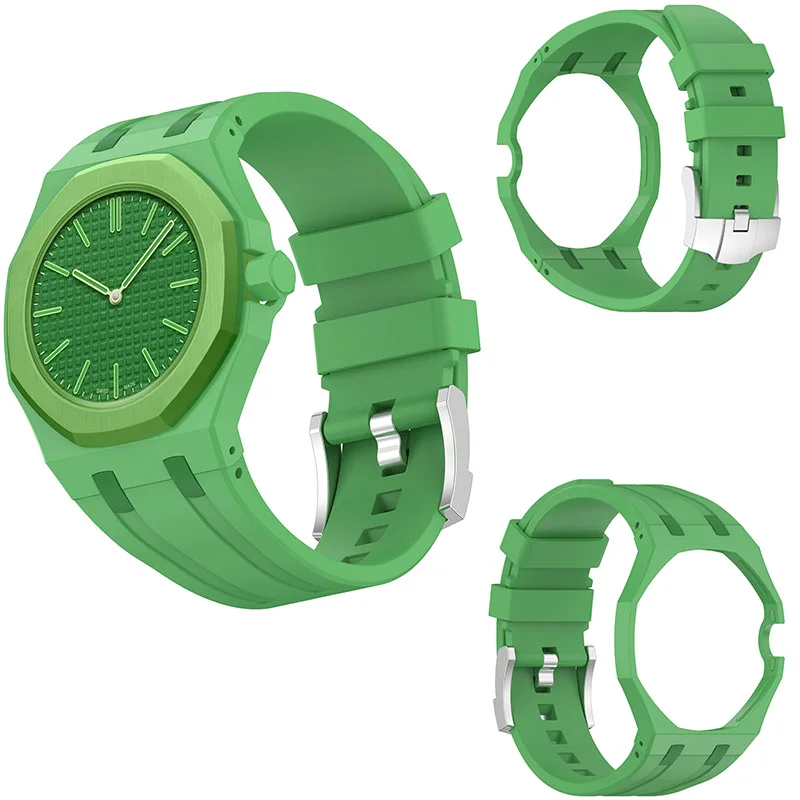 Original weiches Silikonarmband + PC-Gehäuse für Swatch X Ap Royal Pop Swatch Taschenuhr Trendiges integriertes Armband Swatch X Royal Pop – Detail 13