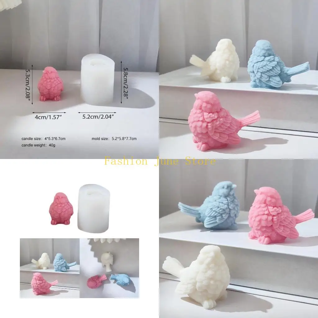 

N5KA Nestling Silicone Mold for Candle Hand-made Soap Desk Ornaments