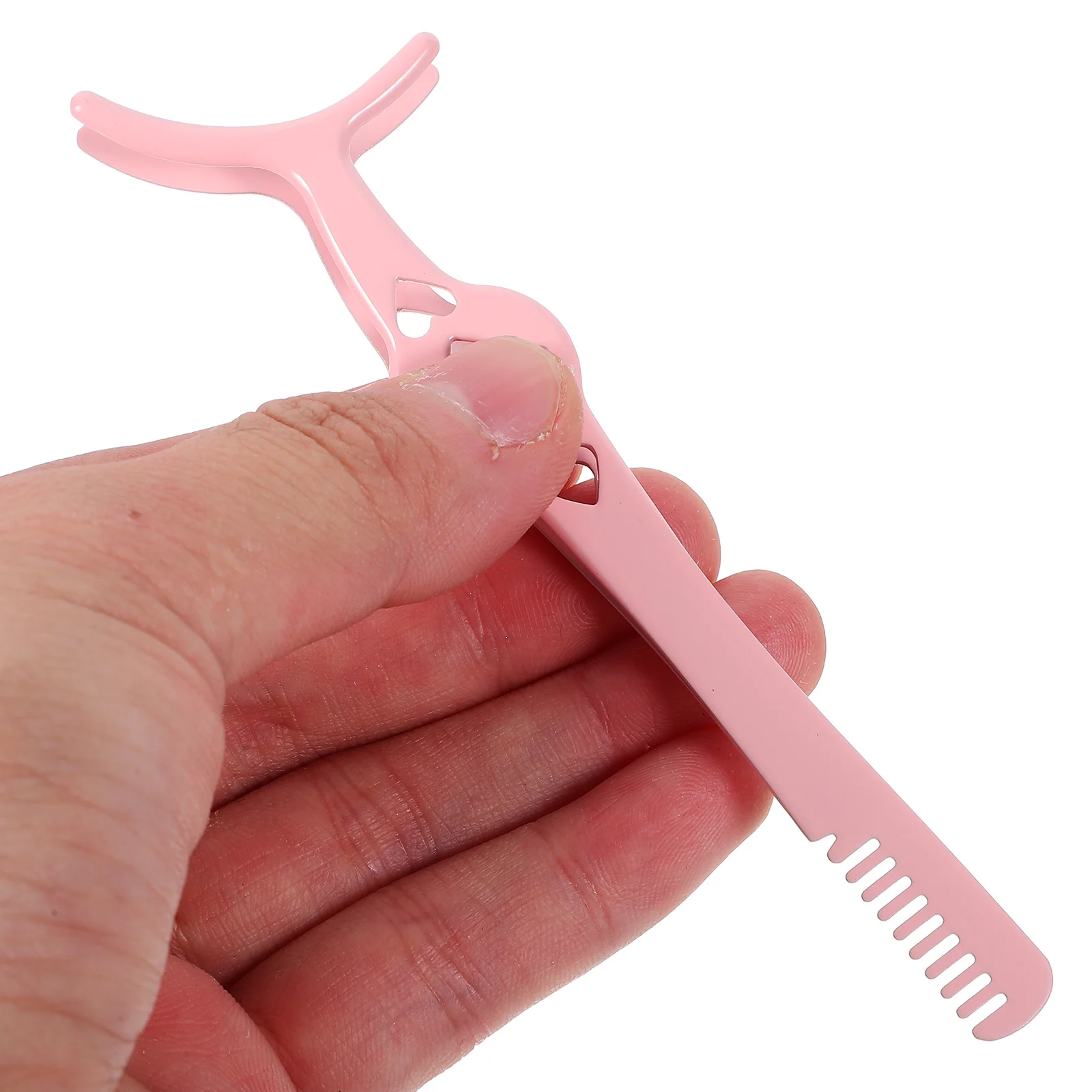 

3pcs Eyelash Tweezer Lash Clamp With Comb Stainless Steel Multifunctional Tool For False Lashes Compact Travel Size Eyelash