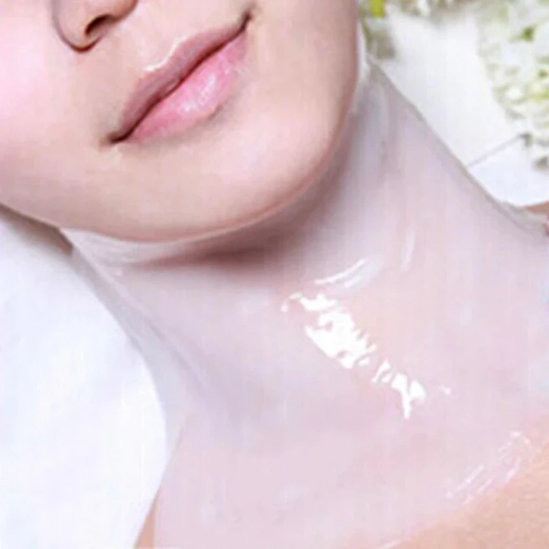 1pcs Collagen Crystal Neck Mask Moisturizing Anti Wrinkle Anti Aging Lifting Nourishing Neck Whitening Mask Skin Care Wholesale