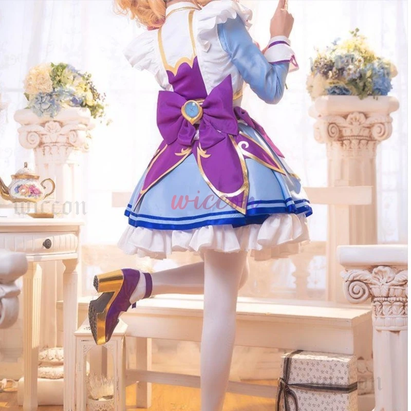 Juego LOL Gwen Cosplay disfraz muñeca peluca Cosplay Anime café Cutie dulce vestido de Lolita mucama Gwen piel @ # ^ &^*s Ropa Trajes Ropa
