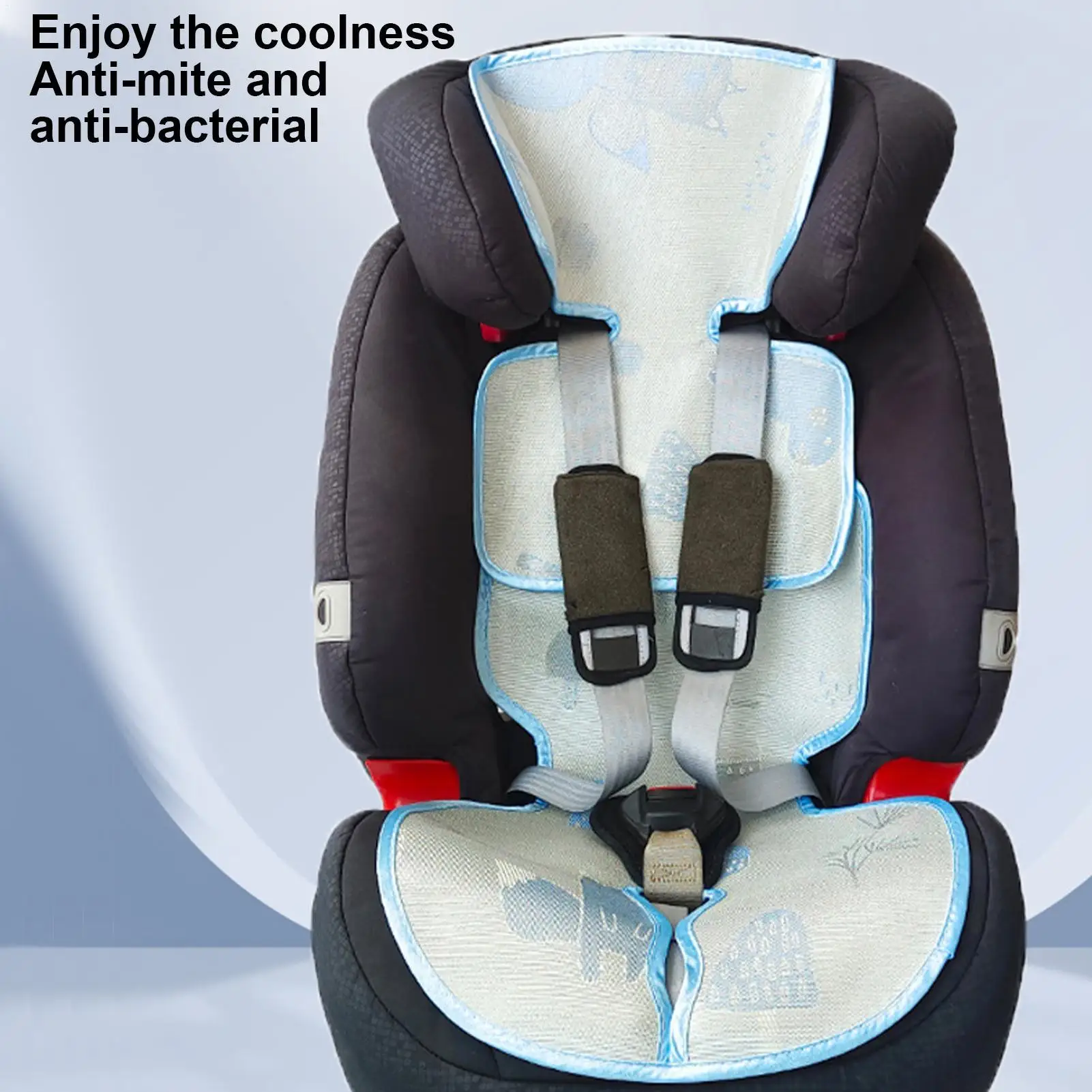 

Детское автокресло-холодильник, плетение из ротанга, домашняя подушка, ледяной шелк, крутой коврик для горячей погоды, сидения в помещении, на открытом воздухе, для путешествий