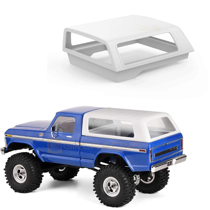 TRX4M Stampa 3D Plastica Bianca Simulazione Cargo Box Copertura per 1/18 RC Crawler TRX4-M FORO F150 Parti di Aggiornamento