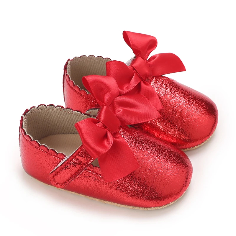 Cute New Baby Girl Bow Shoes Summer Soft Sole Princess Skirt Shoes Baby Anti Slip First Step Walking Shoes 0-18M