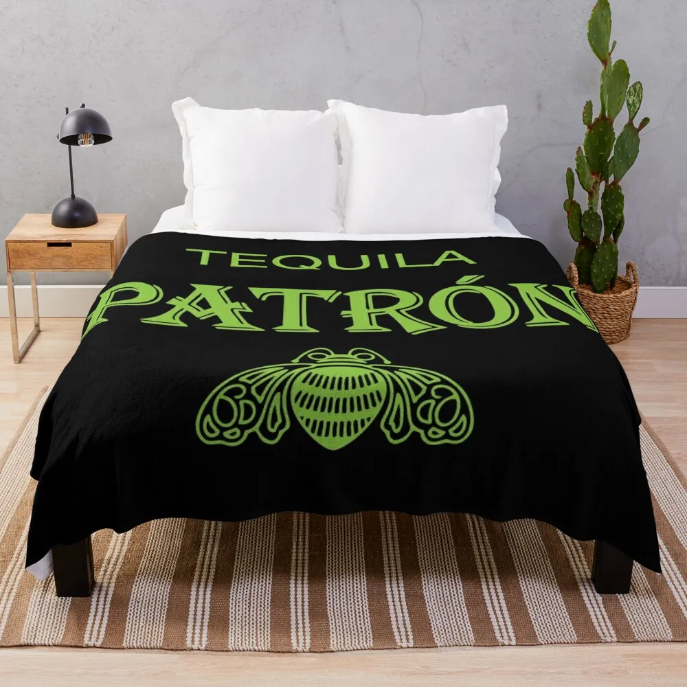 Top Excellent Patron Tequila Throw Blanket Blanket Sofa Giant Sofa Blanket