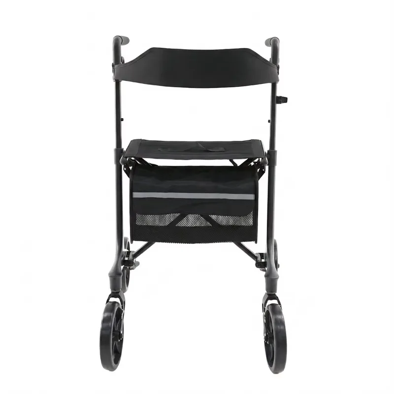 Portable Carbon Fiber Walker, Lightweight Foldable Medical Walking Aid for Seniors, Easy Carry Travel Use OEM ODM