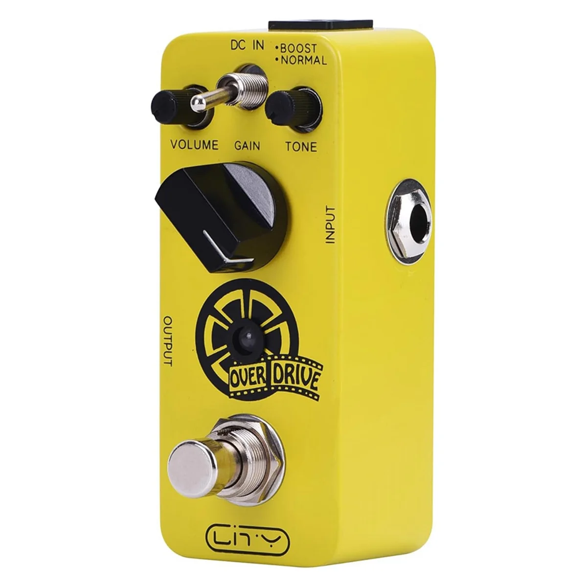 دواسة تأثير الجيتار الكهربائي ABJZ Overdrive مع وضعين من التعزيز والعادي، مضخم لتأثير الجيتار الكهربائي الالتفافية الحقيقية