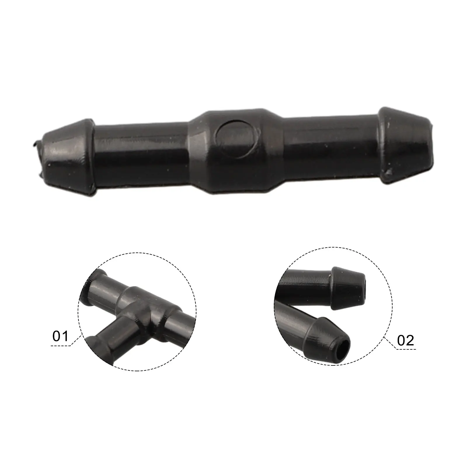 

18 шт., соединители для шлангов омывателя лобового стекла автомобиля, надежные фитинги разветвителя типа TYI для легкой замены и установки шлангов