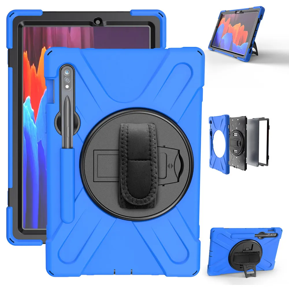 

Сверхмощный защитный чехол для Samsung Galaxy Tab S10 Lite 10,9 дюймов SM-X400 2025 S7 S8 S9 FE, детский защитный чехол с плечевым ремнем