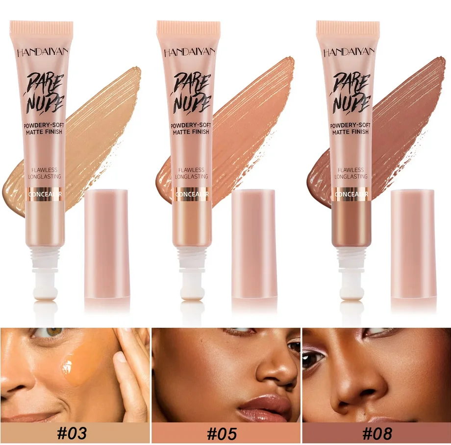 Nieuwe Gezicht Concealer Langdurige Cover Acne Poriën Vloeibare Concealer Olie Controle Shading Highlighter Gezicht Make-Up Cometics