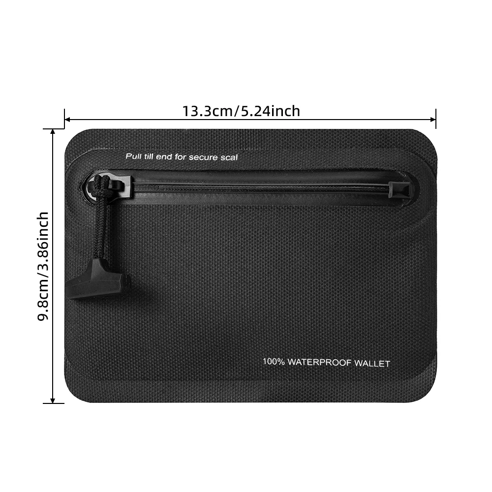 Schlanke Geldbörse, Wasserdichte Luftdichte Brieftasche, Tauchfähiger Kartenhalter für Bargeld, Schlüssel, Schwimmen, Tauchen, Bootfahren, Schnorcheln, Kajakfahren – Detail 5