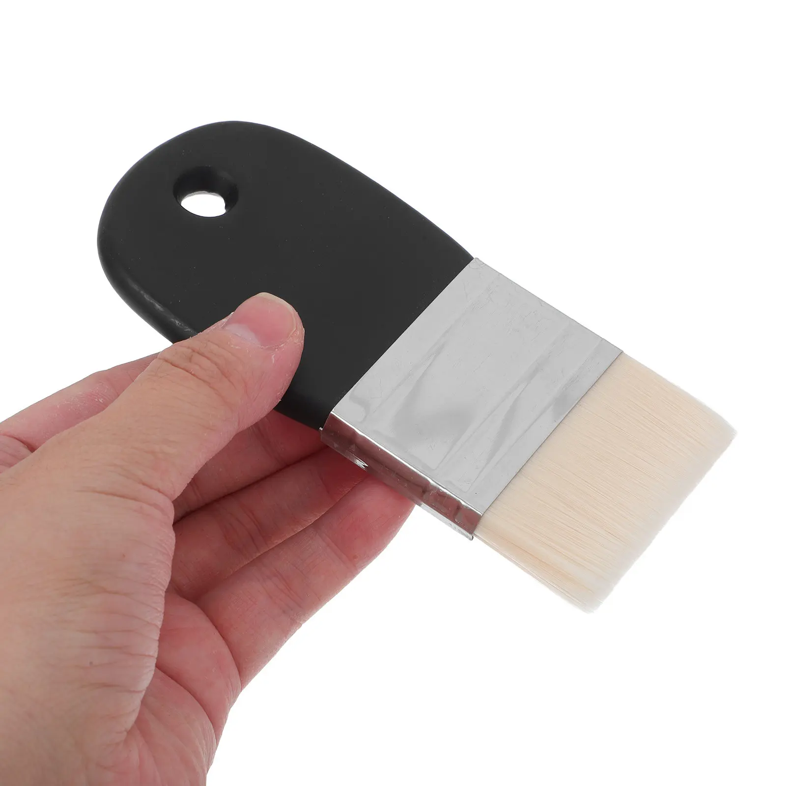 

Набор из 4 нейлоновых плоских кистей с короткой ручкой для акрила, масла, акварели, холста