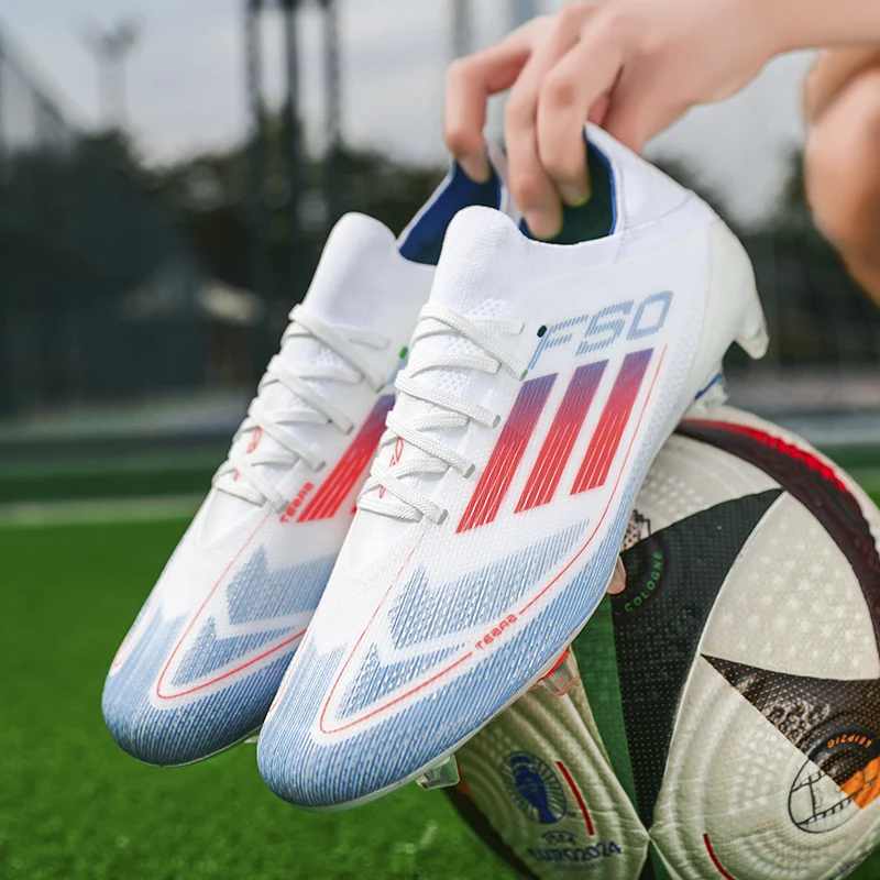 Original Men Soccer Shoes FG/TF Studded New Professional Football Field Boots Unisex Society Training Match Adult Football Shoes image 5