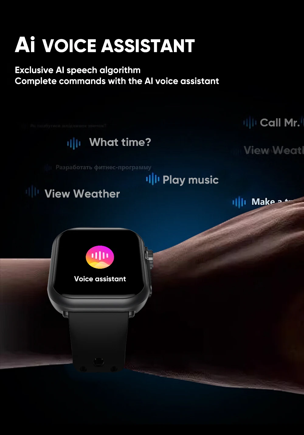 2026 Neue Uhr Ultra 2 SE Männer Frauen 1000 mAh Batterie Herzfrequenz Bluetooth Anruf 100 + Sport GPS Track IP68 Wasserdichte Intelligente Uhren – Detail 12