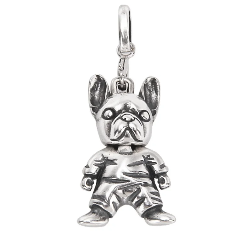 

Подвески из стерлингового серебра 925 пробы для женщин и мужчин, новая мода, боевая собака, человеческий тип, индивидуальные ювелирные изделия, оптовая продажа