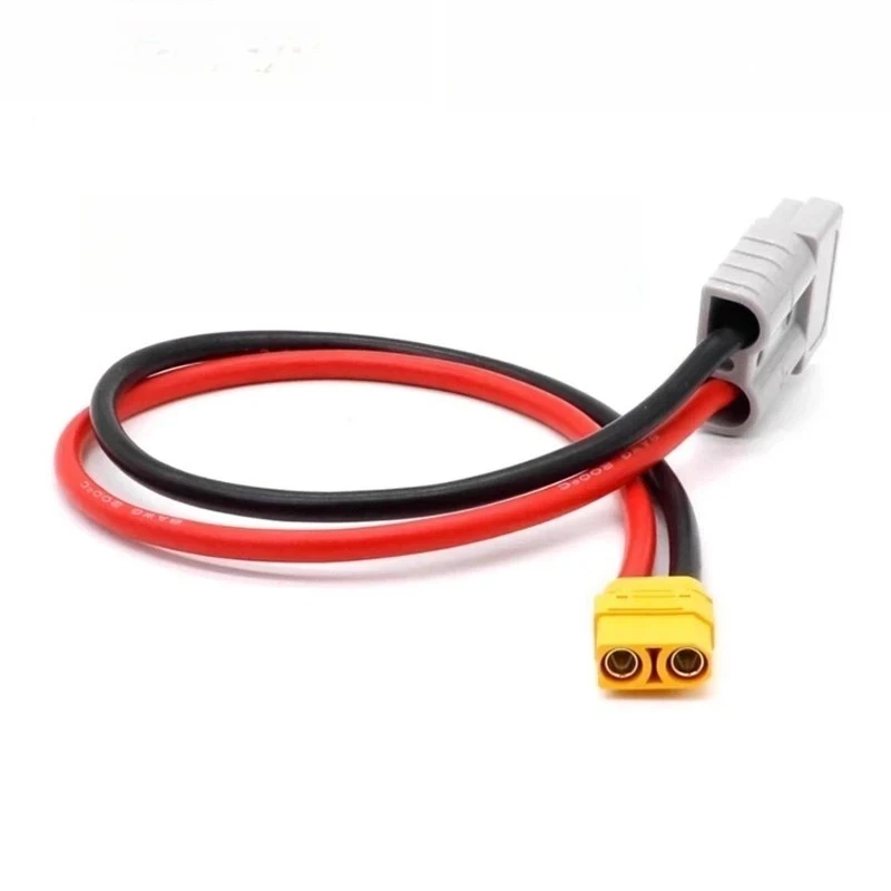 50A Stecker auf XT90/60 Anschlusskabel XT60 Stecker und Buchse Hochstrom-Lade-/Entladestecker für Elektrofahrzeuge