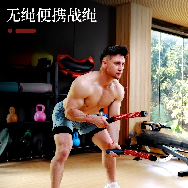 Adjustable Ropeless Battle Rope Strength Stick Hand Gripper Exerciser Muscle Training Home Full‑Body Fitness Workout Equipment
