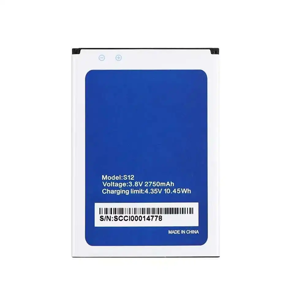 Bateria do telefone móvel para Homtom S12, 2750mAh