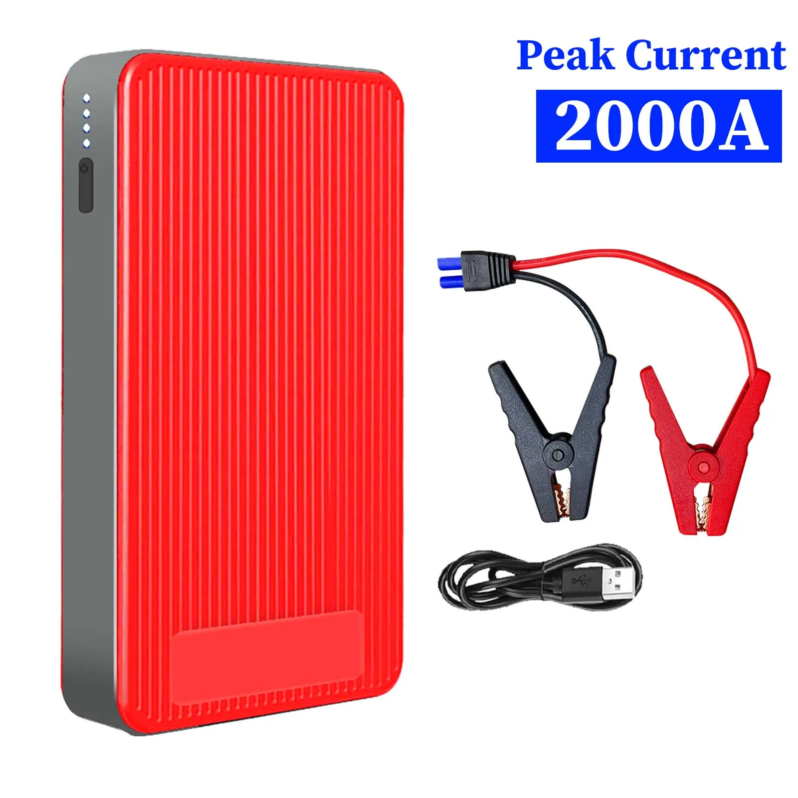 GKFLY 4000A Auto Startkabels Draagbare Powerbank 2000A Auto Accu Booster 12V Hulpstartapparaat voor Diesel