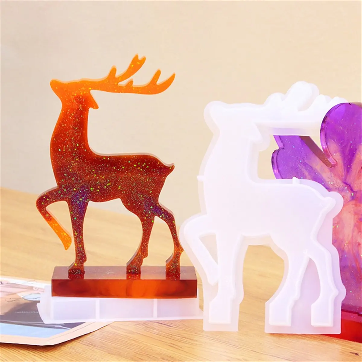 【POPULAR PICK】Lovely Angel Silicone Mold Hollow Christmas Art DIY Products Angel Resin Mold Home Furnishing