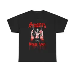 サマタリーアルバムツアーマーチTシャツ、お化けのマウンド血まみれの天使の涙、すべてのサイズ