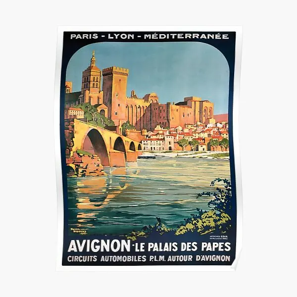 Avignon French Travel  Poster Room Home Decoration Mural Decor Wall Print Modern Funny Picture Art Vintage Painting No Frame