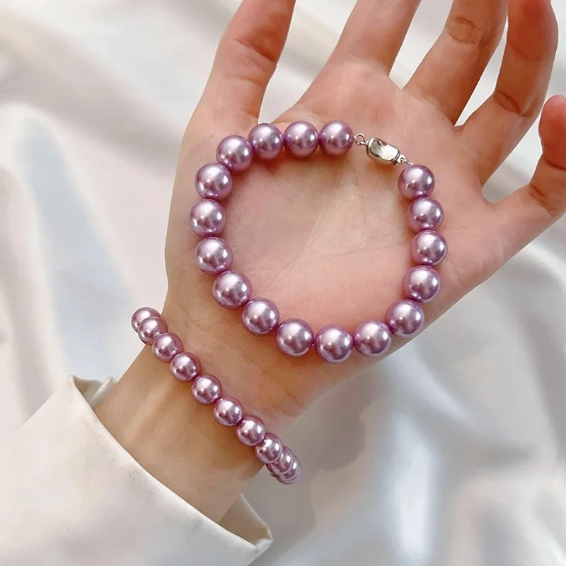 

American Australian mother of pearl bracelet for women's fashion temperament s925 silver light luxury niche versatile bracelet
