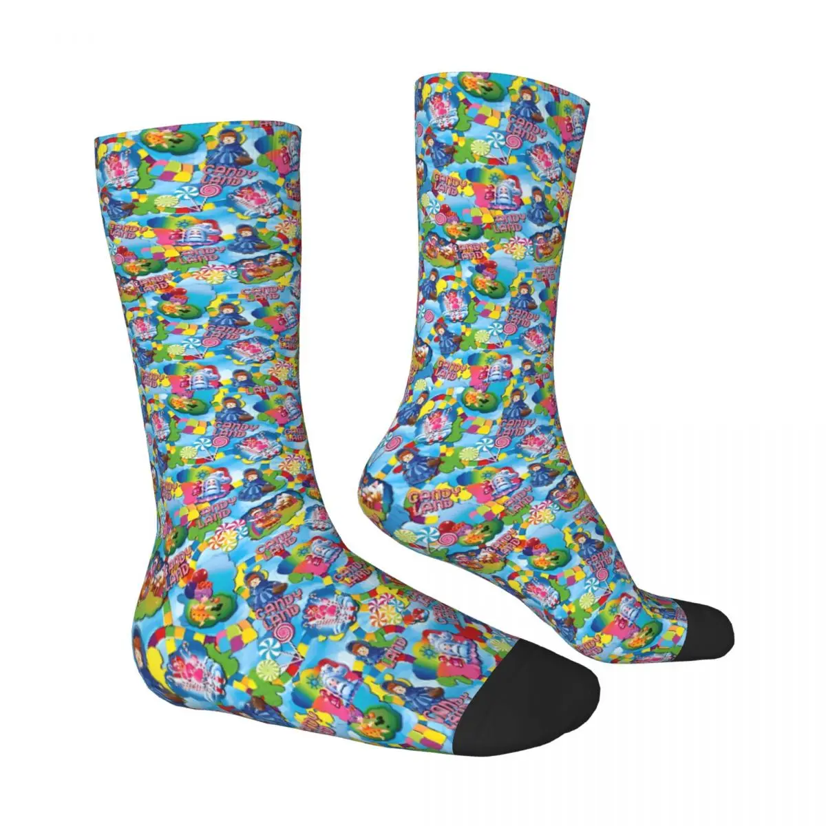 Candy Board Game Socks Spring Stockings Leisure Women Men Soft Breathable Socks Design Running Sports Non Slip Socks