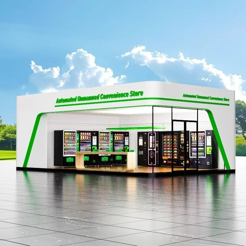 أوروبا متجر الراحة بدون طيار آلة بيع الوجبات الخفيفة المشروبات آلة بيع كومبو #6