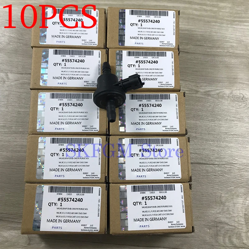 10PCS Control Solenoid Valve 5353802 0280142430 For Chevrolet Cruze Trax Aveo Orlando sonic Opel Zafira Corsa Astra 55574240