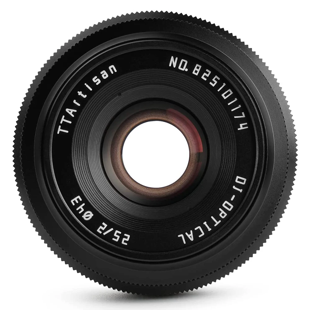 TTArtisan 25mm F2 Camera Lens APS-C MF Portrait Lens for Sony A7 III IV A6000 Nikon Z6 II Fuji X-A1 Sigma FPL Leica T