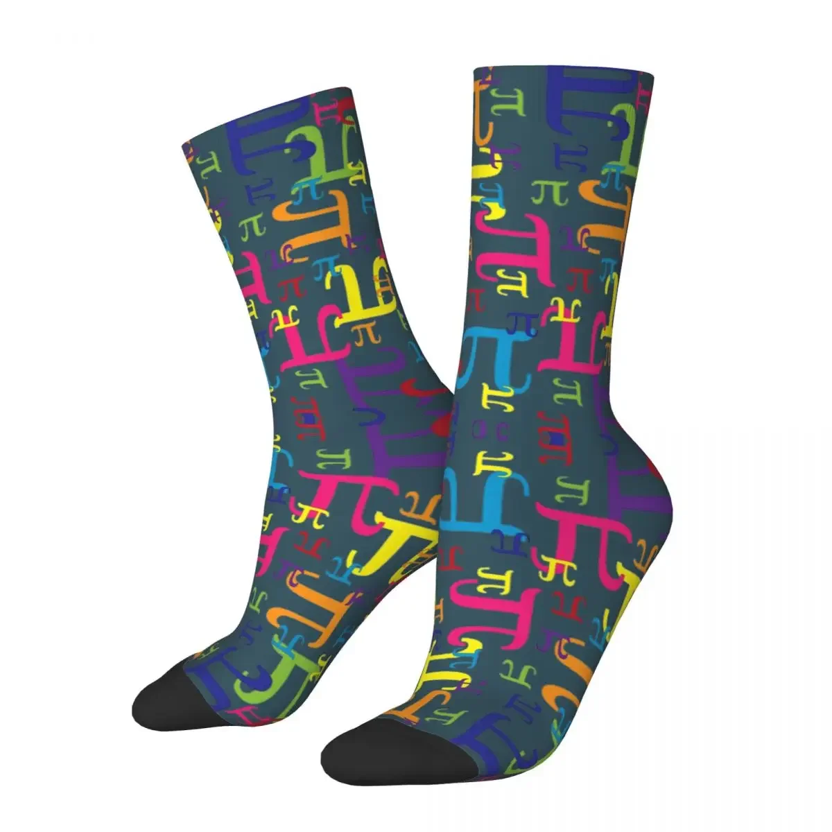 

Pieces Of Pi Socks Harajuku High Quality Stockings All Season Long Socks Accessories for Unisex Gifts