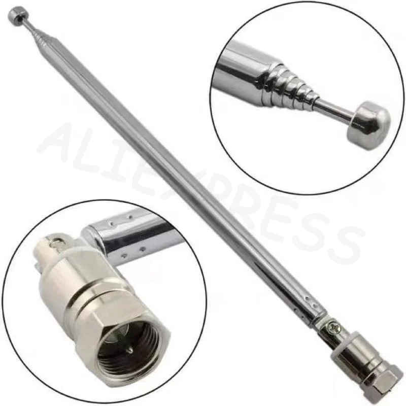 3.5mm Rod Antenna 4Pcs Adapter FM Radio Antenna for Stereo Receiver Amplifier High Sensitivity Home Entertainment System