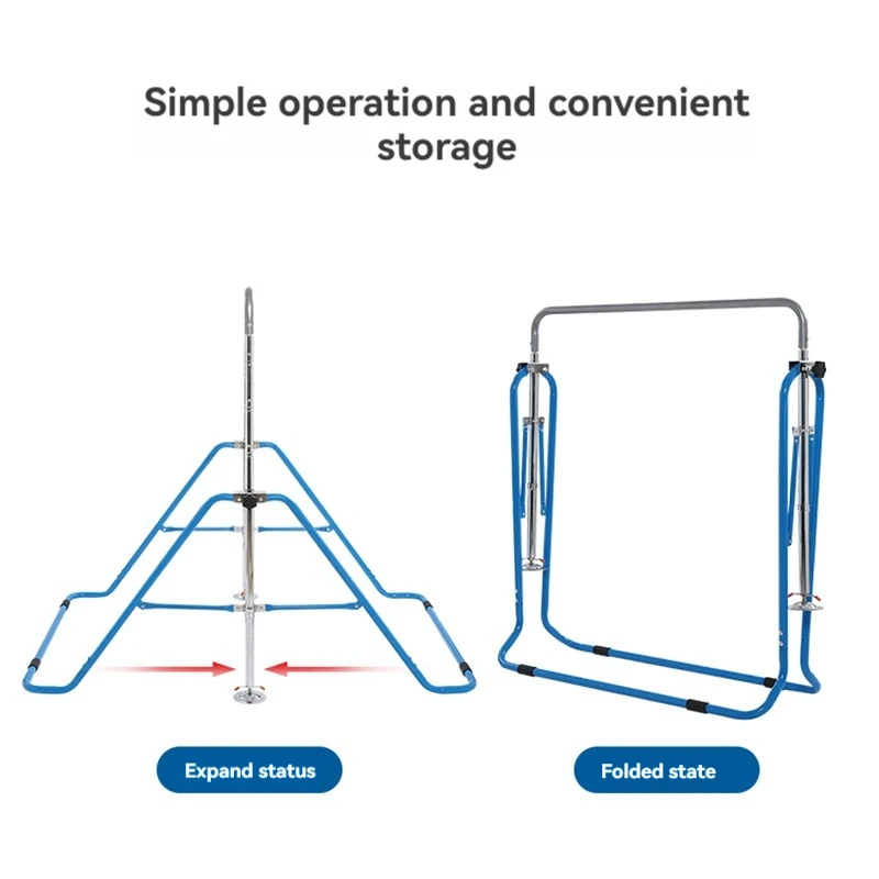 

Horizontal bar foldable swing frame reinforced pull-ups horizontal bar outdoor exercise swing frame