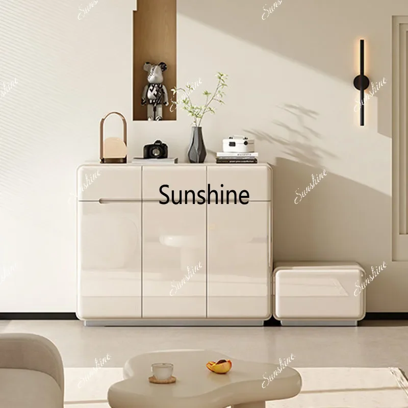 Box Luxury Shoe Cabinet Organizer Storage Living Room Display Slippers Vertical Shoe Shelf Modern Zapatero Entrance Furniture  F
