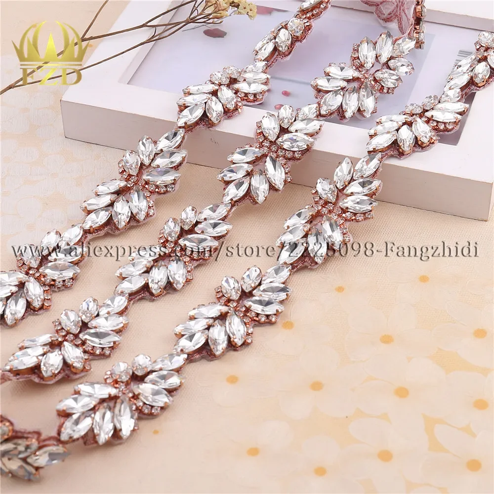 (1yard) Hot Fix Sew on Silver Beaded Crystal Trims Rhinestones Fashion Chain Trim for Wedding Dress or Sash Apply for Crafts