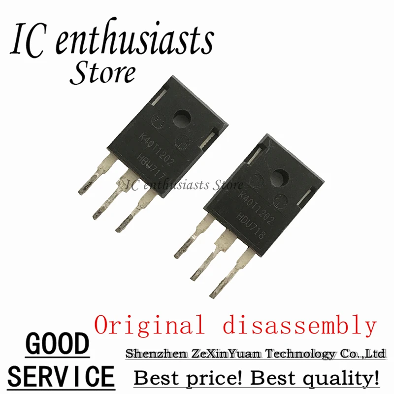 5 قطعة-20 قطعة IKW40N120T2 IKW40N120 K40T1202 40T1202 TO-247 40A 1200V