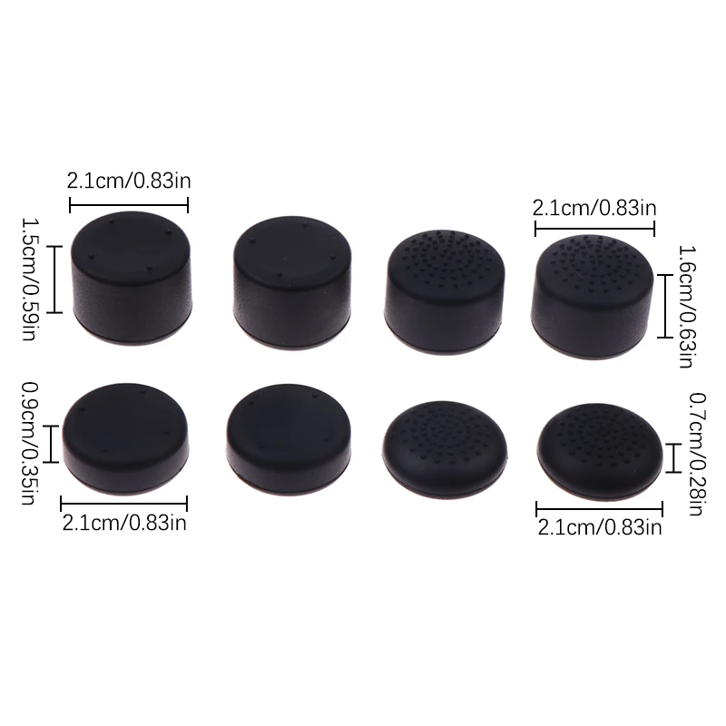 Complete Gaming Accessory: 8Pcs Anti-Slip Thumb Grips Caps for Switch 2.