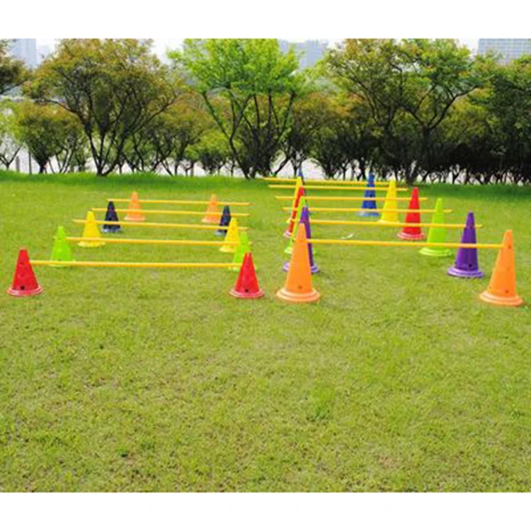 中国サプライヤー 30cm サッカー トレーニング コーン マーカー 5 個