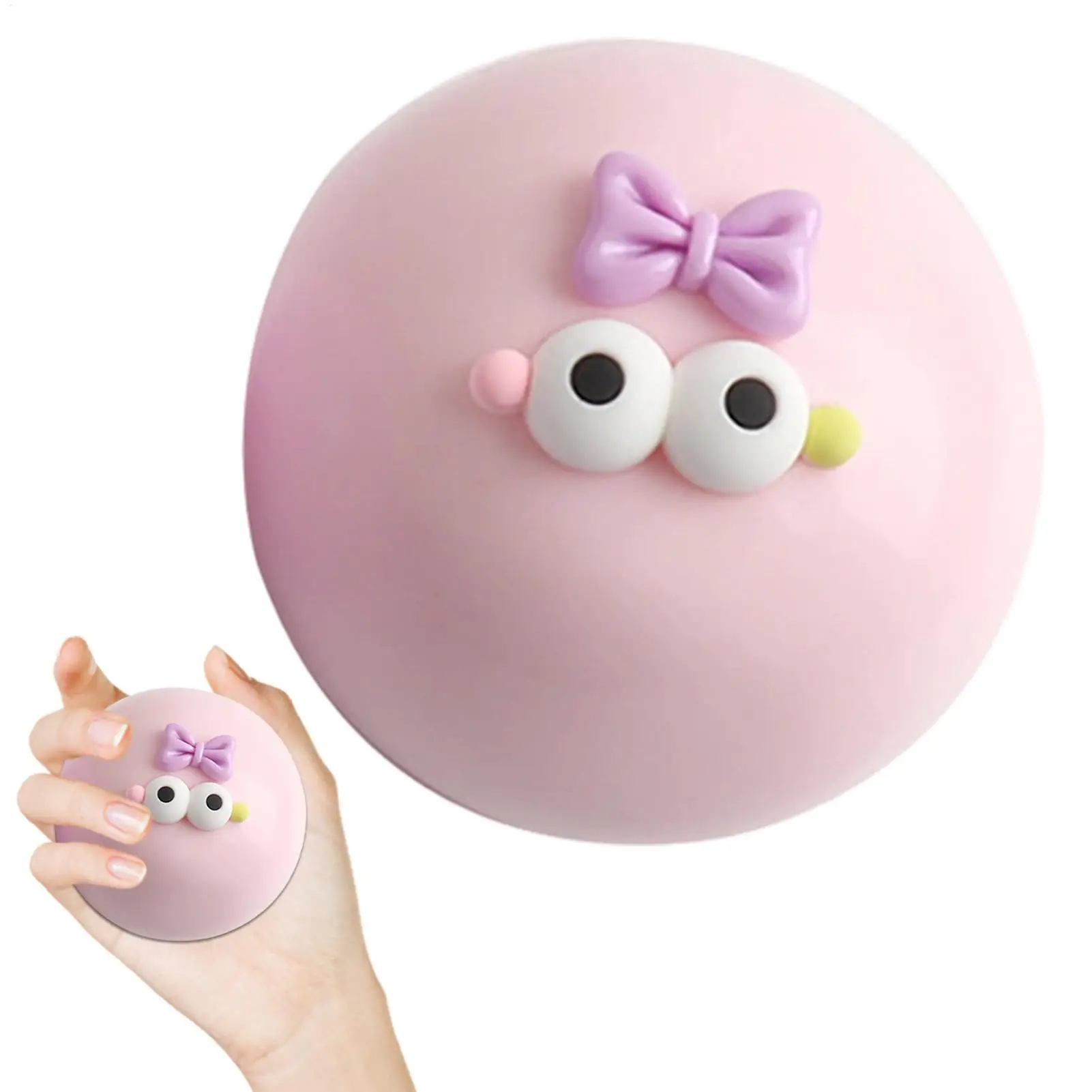 Soft Dumpling Balls Sensory Toys Cute Soft And Fluffy Bun Stress-Relieving Sensory Toy Soft Funny Relaxing Squeeze Ball