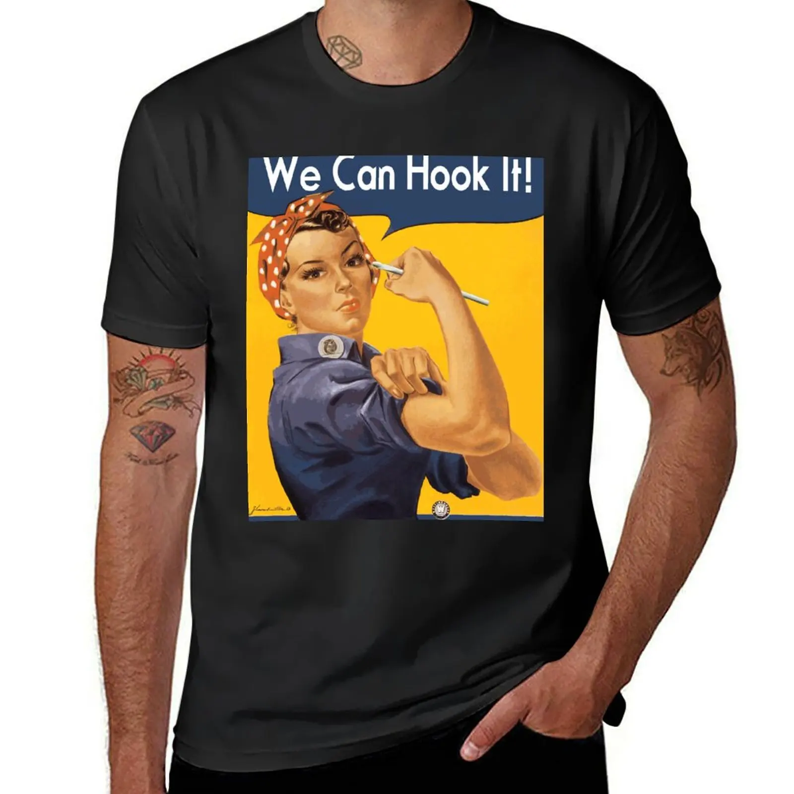 We can hook it! T-Shirt oversizeds hippie clothes plus sizes Blouse T-shirt men