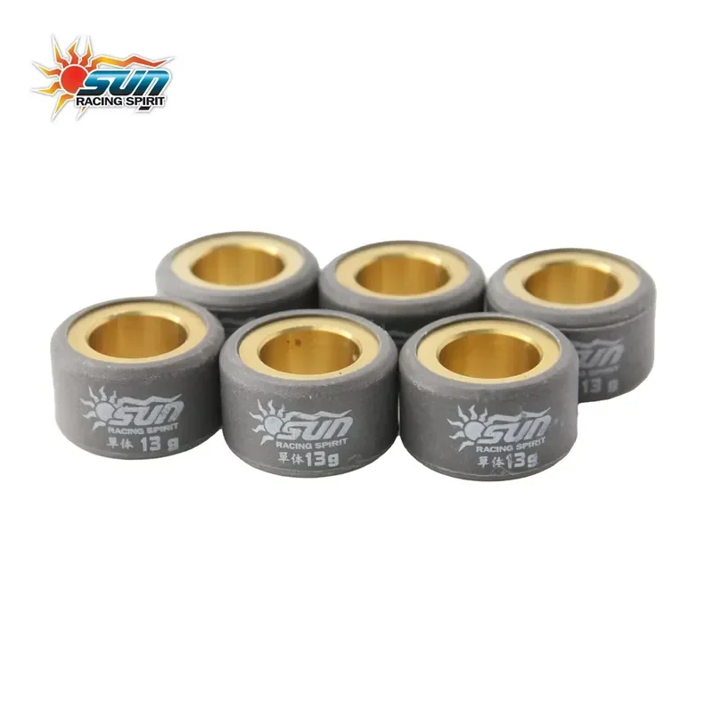 SUN Racing MIO125/MIO i 125/N-MAX155/AEROX155 Taiwan New Brass CVT System Weight Pulley Roller Motor Coaster Ball Rollers