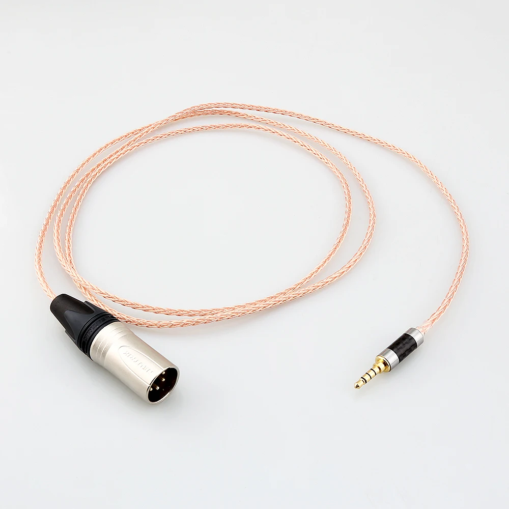 

HIFI OCC Copper 4 pin XLR Male to 3.5mm TRRS Balanced Male Audio Adapter Cable earphone Upgrade Cable